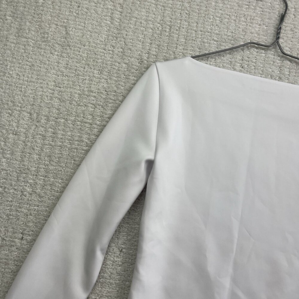 Abercrombie & Fitch Women’s Size XS Long-Sleeve Slim Strech Top White Preppy - Picture 13 of 14